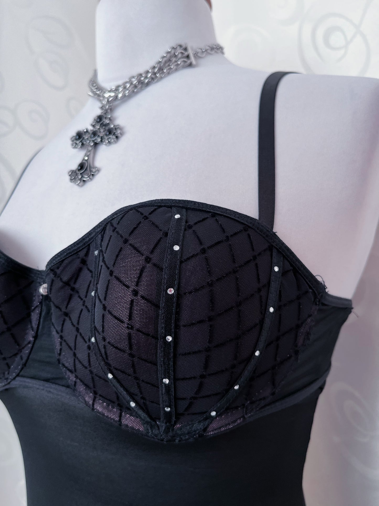 Whimsygoth mesh bustier top 🔮💜
