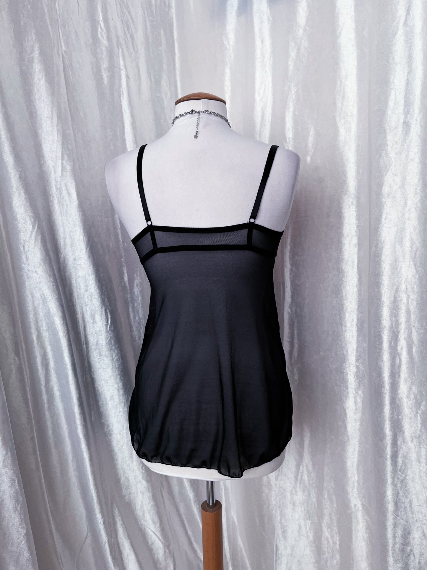 Vampire mesh babydoll top 🩸