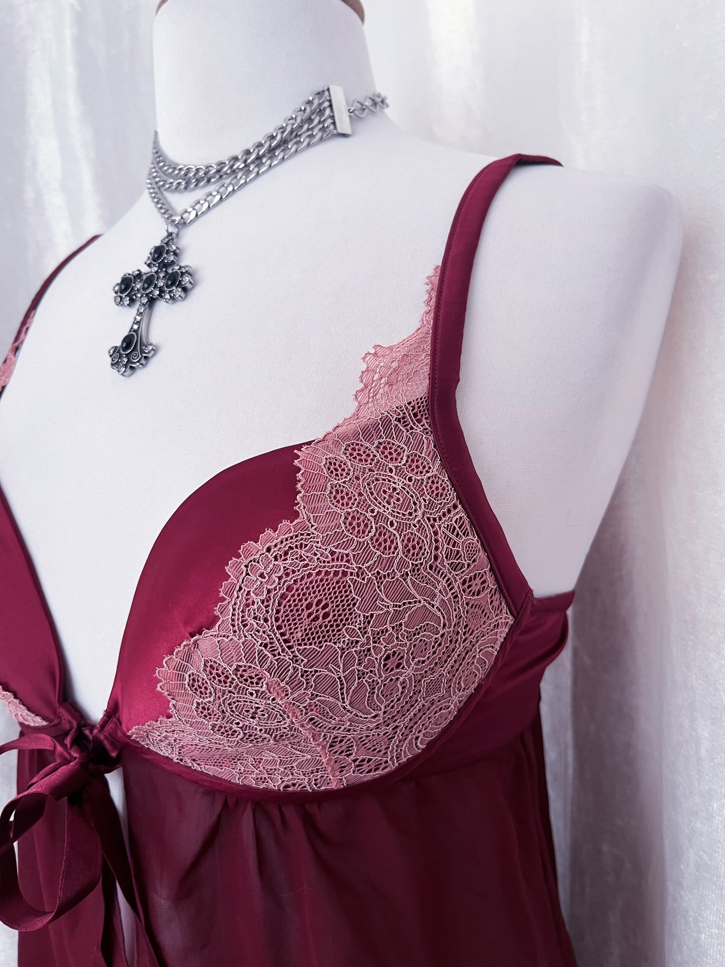 Whimsy fairy burgundy bustier top 🌹