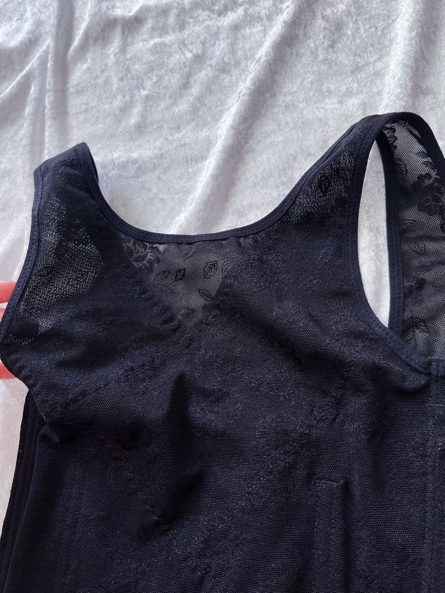 Alternative lace & mesh training corset 🕸️