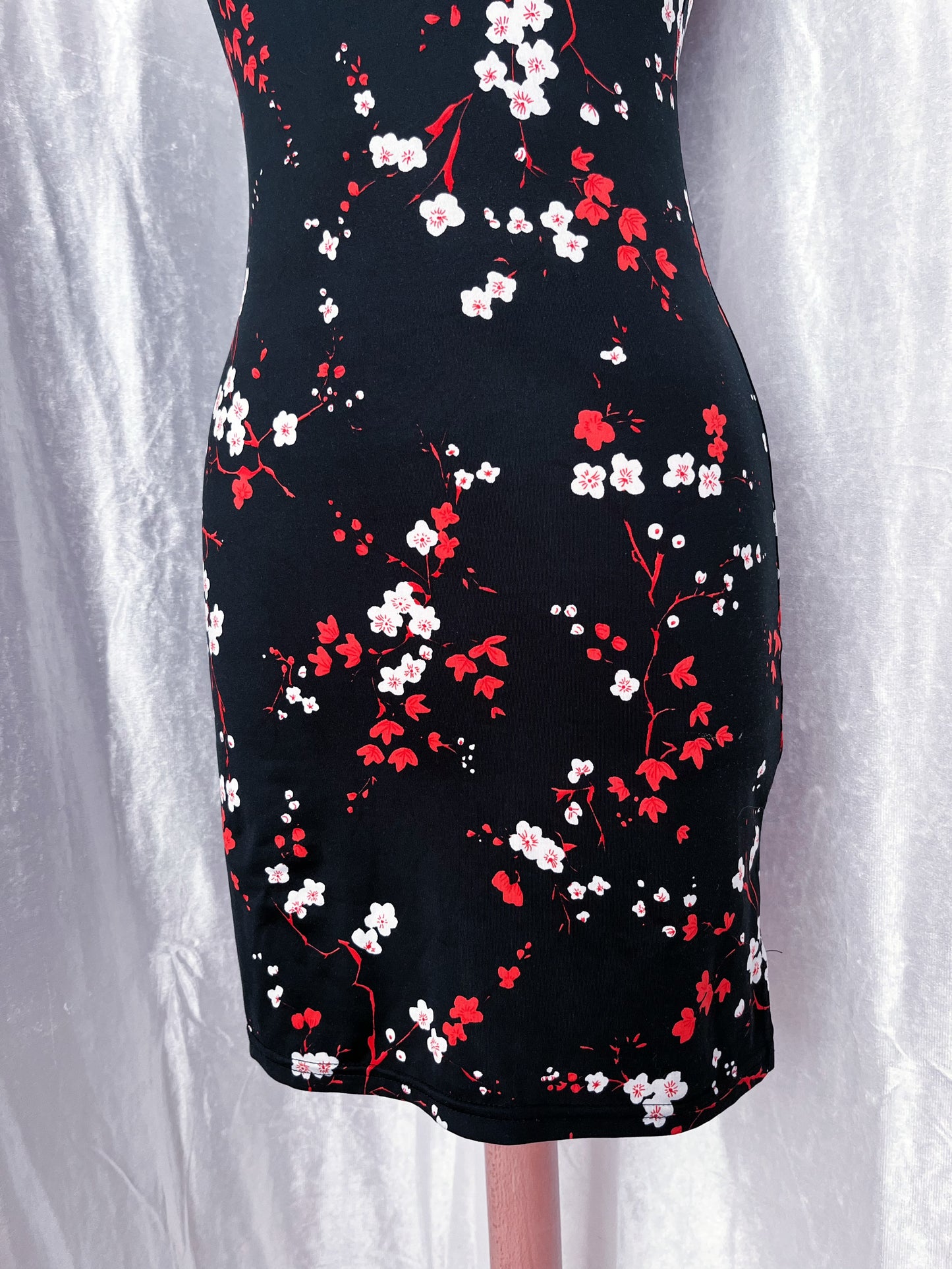 Pimkie Asian Qipao style floral dress 🌹