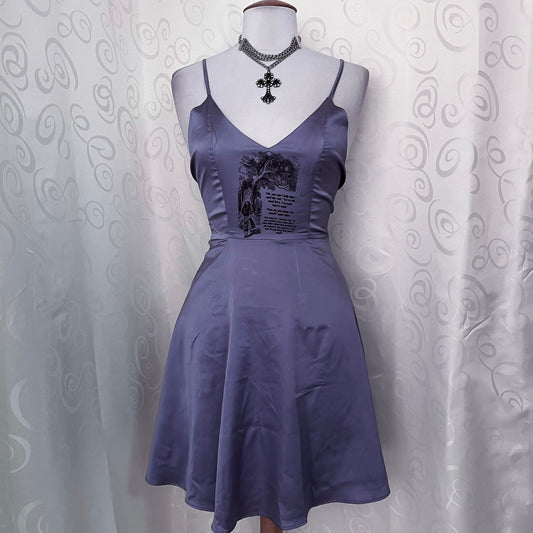 We're all mad here Reworked 00's deadstock purple dress π°π