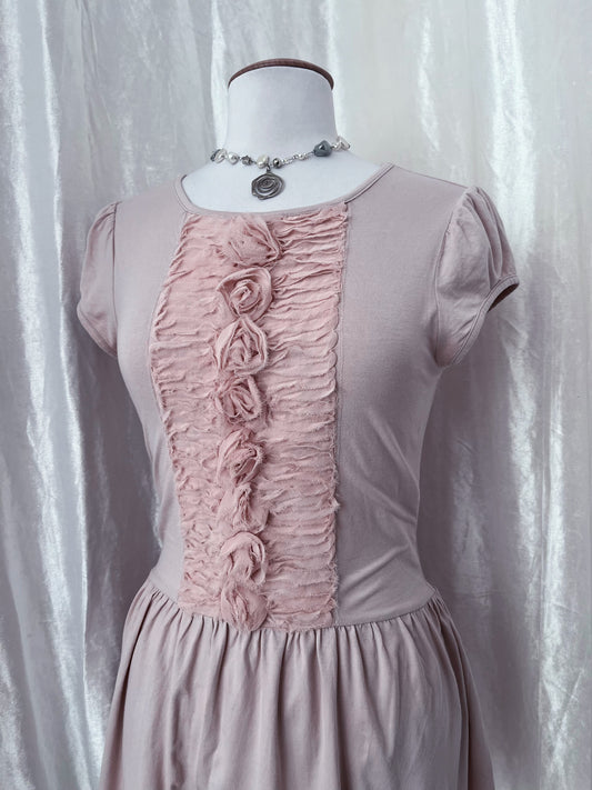 Miss Selfridge coquette lolita pink rose top ππΉ