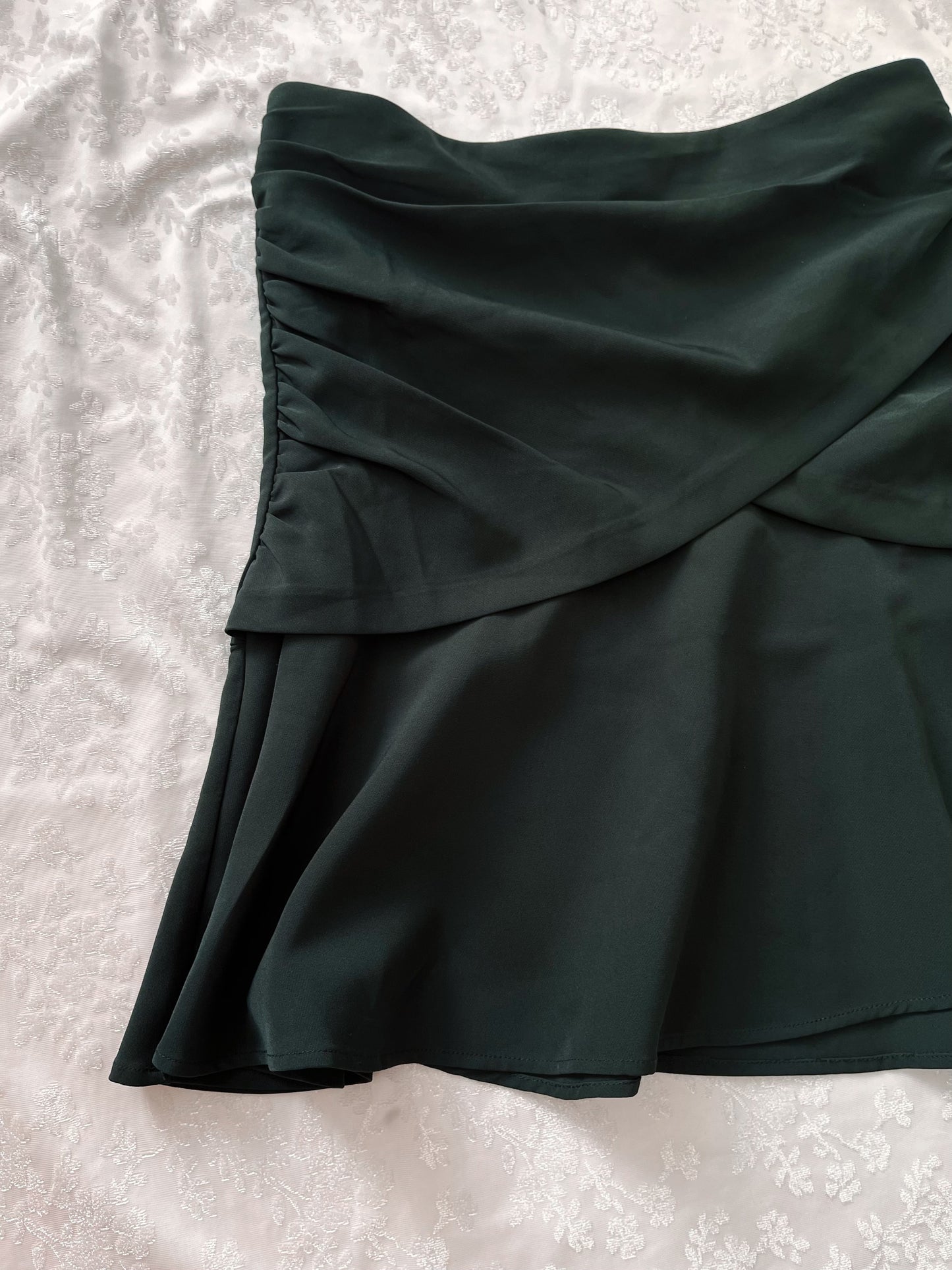 Dark green whimsy skirt