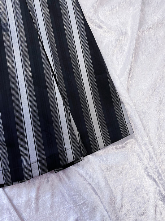 Vintage gothic striped skirt