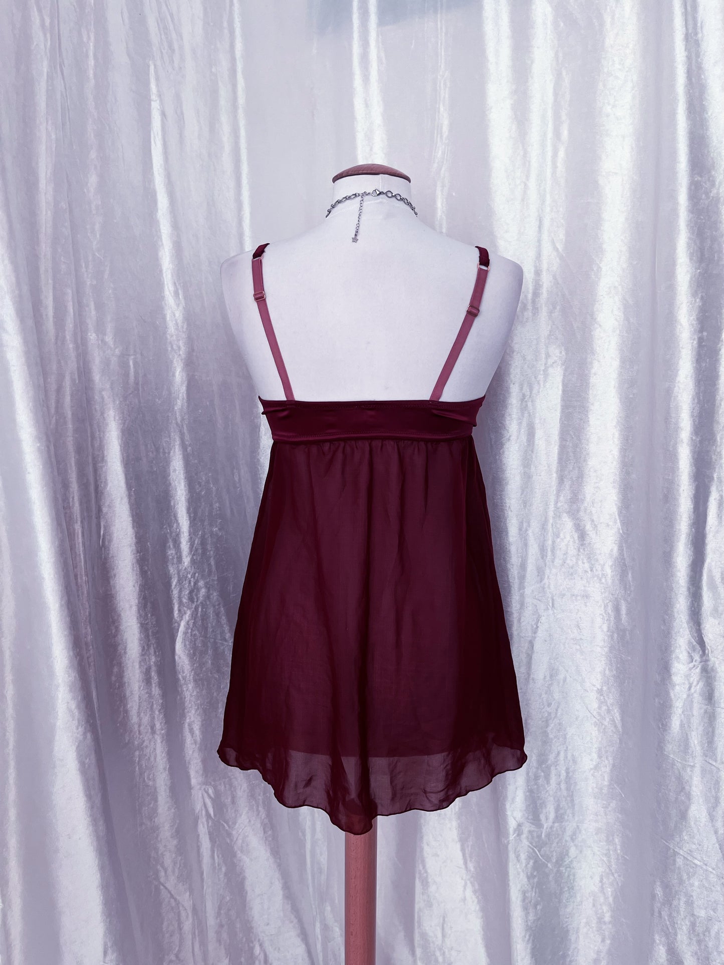 Whimsy fairy burgundy bustier top 🌹