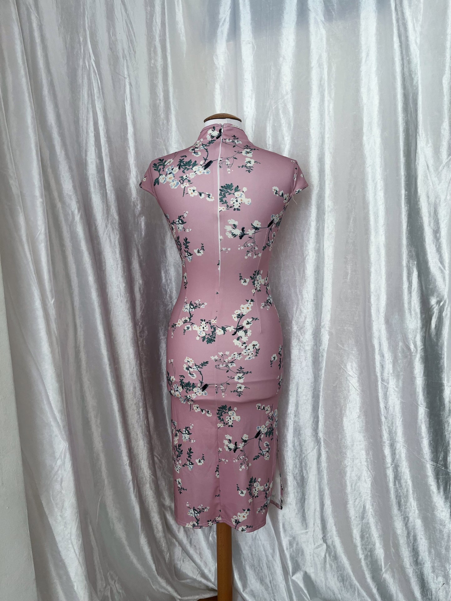 Chinese modern pink Qipao dress ππ