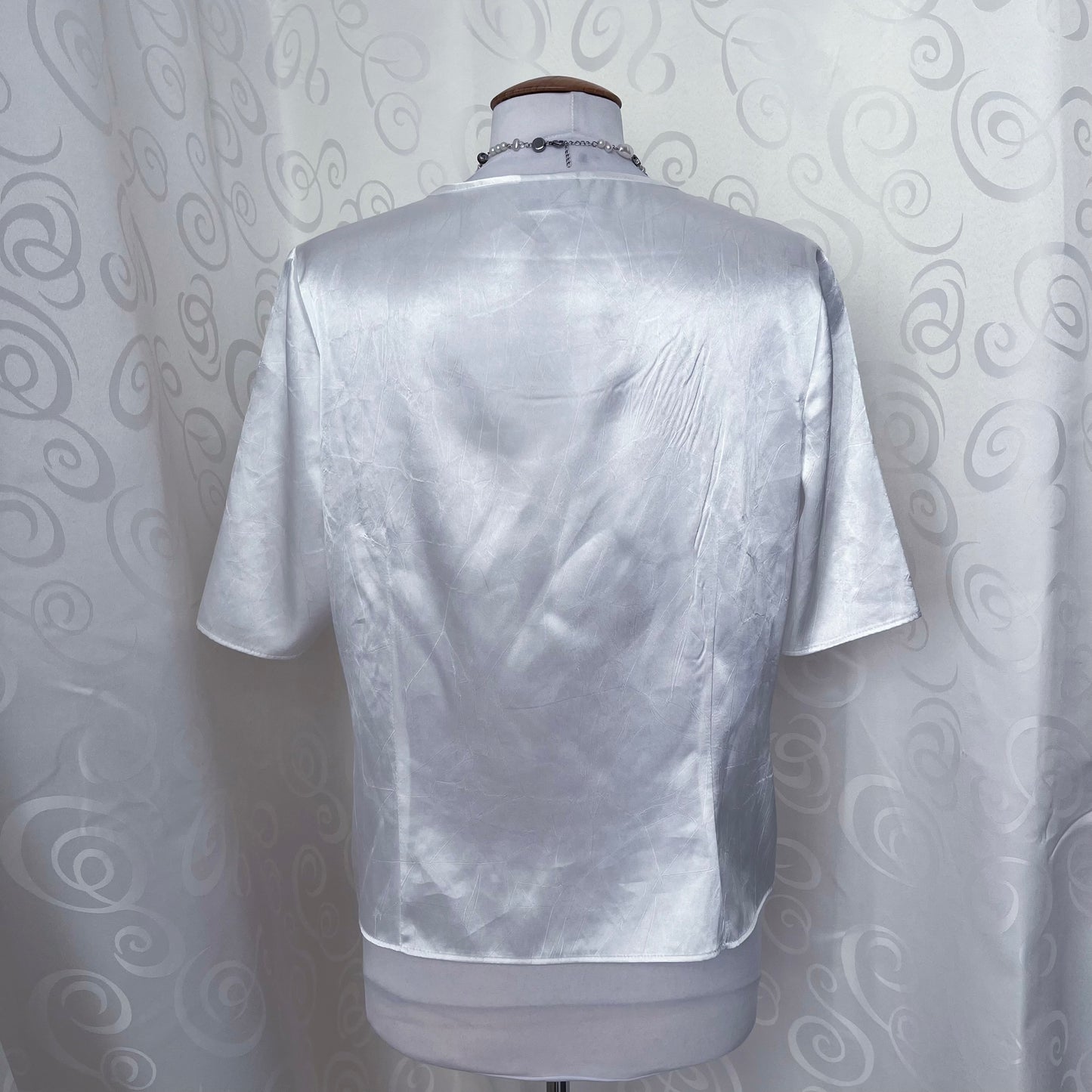 Why Must I Love Everything So Deeply Reworked 00's saten top 🫀🦷