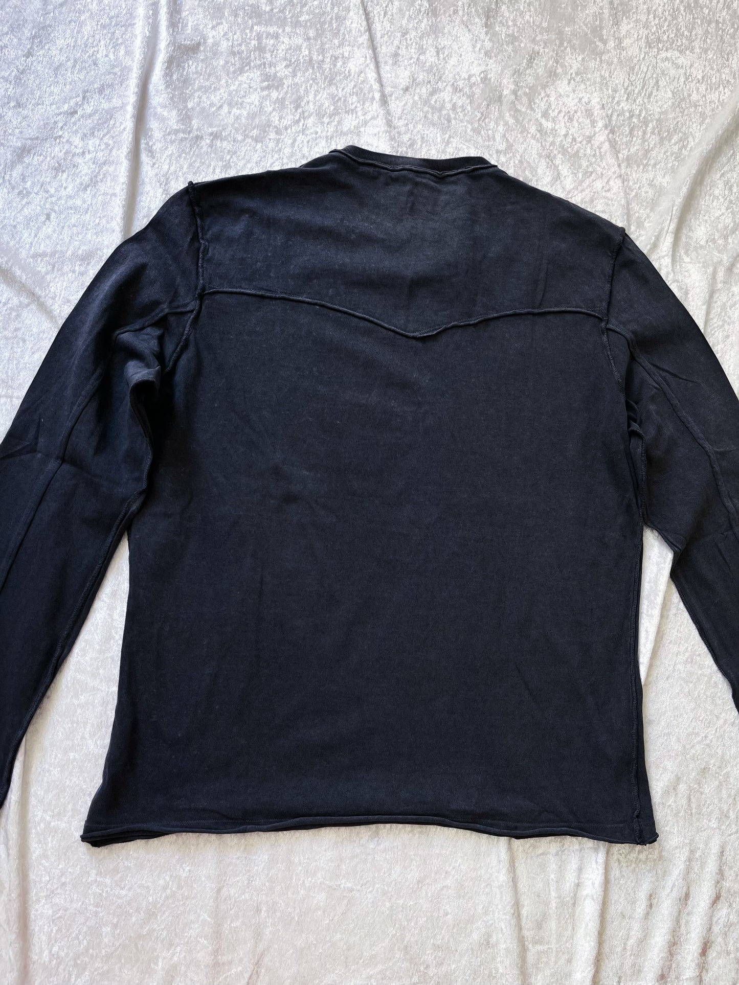 00’s Men’s cotton Alternative cross & skull longsleeve top 💀