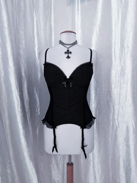 Gothic striped corset π·οΈ
