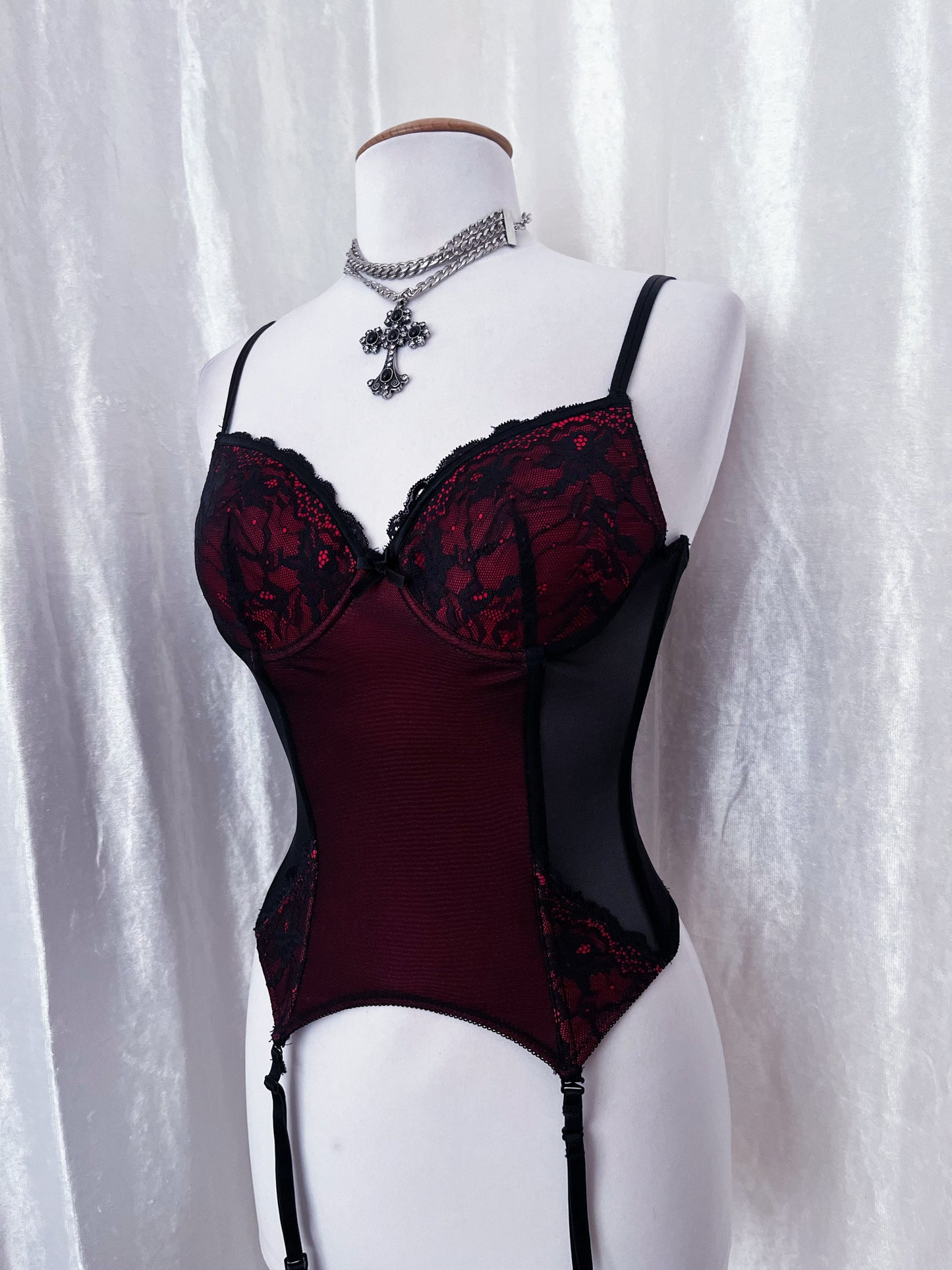 Vampire mesh corset top 🩸