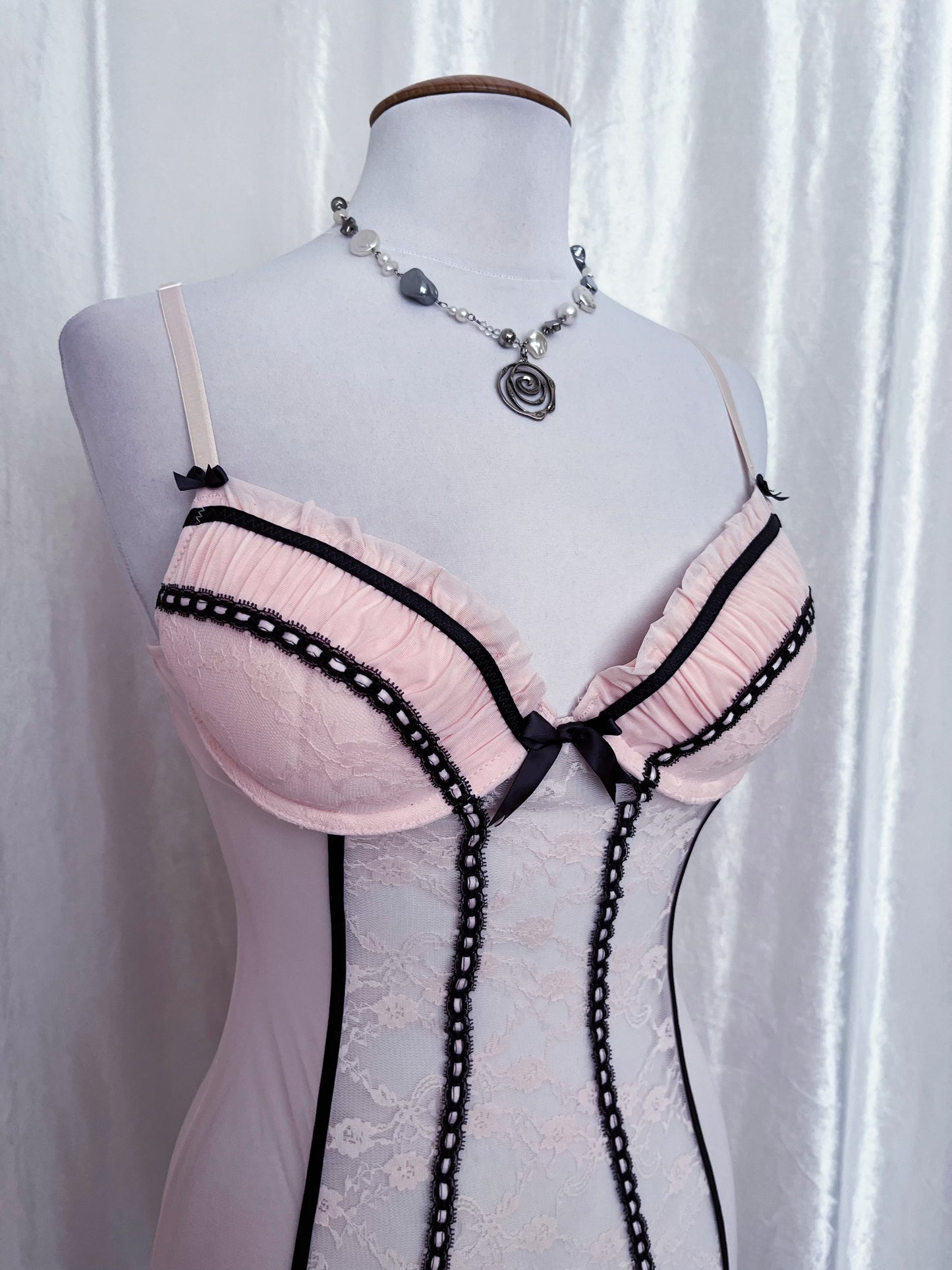 Fairy coquette see-through & lace babydoll 🎀🧚🏻