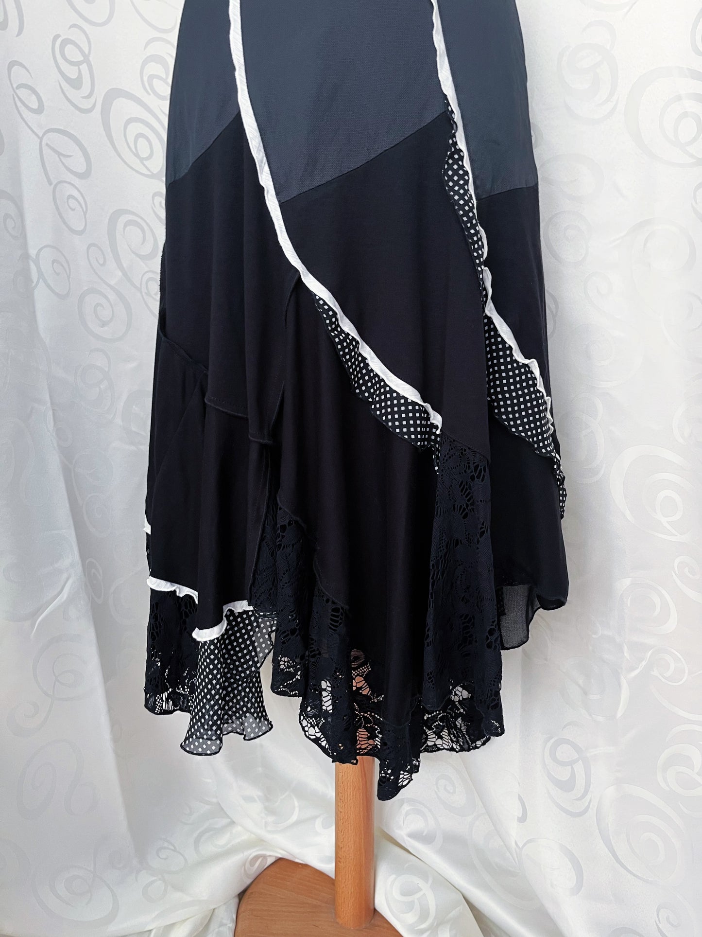 00’s Biba fairy polka asymmetrical skirt 🦋