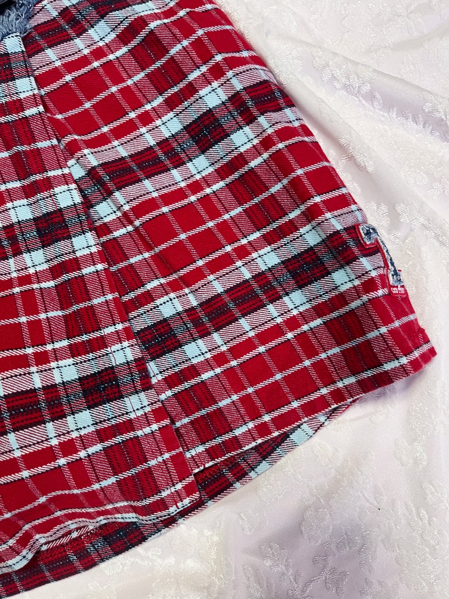 Iconic checked skorts