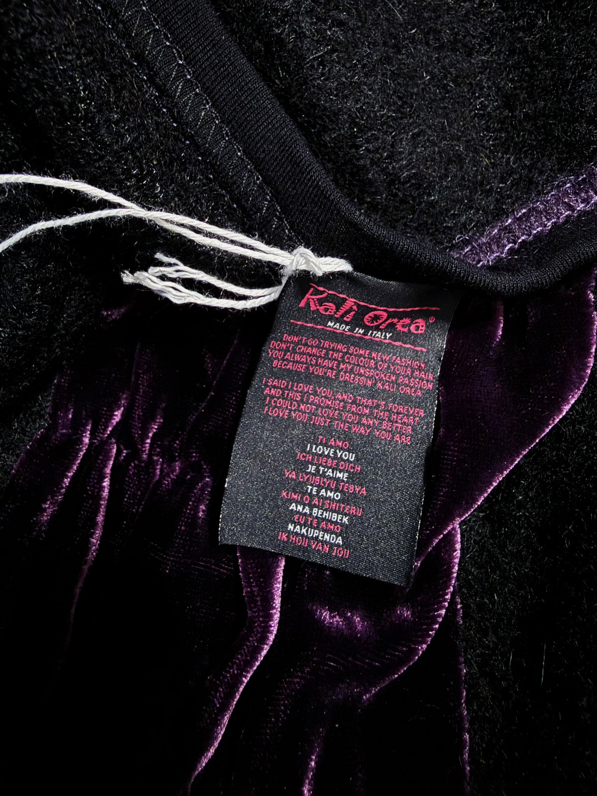 Rare Kali Orea whimsygoth patchwork dress 💜🌀🦋