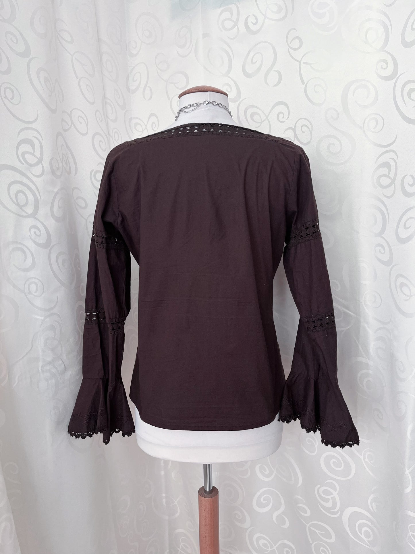 00βs X-Mail whimsy village girl brown top ππ€πβπ«