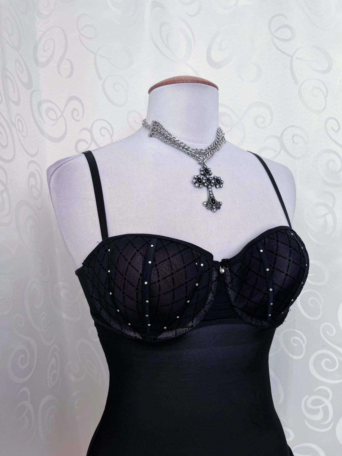 Whimsygoth mesh bustier top 🔮💜