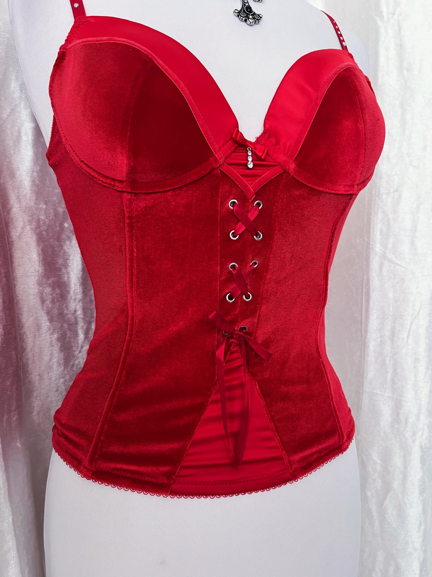 Little red riding hood velvet corset ❤️🐺