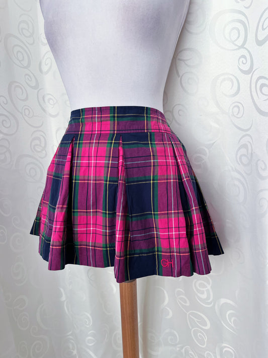 Emo/Scene tartan pink skirt ππΈ