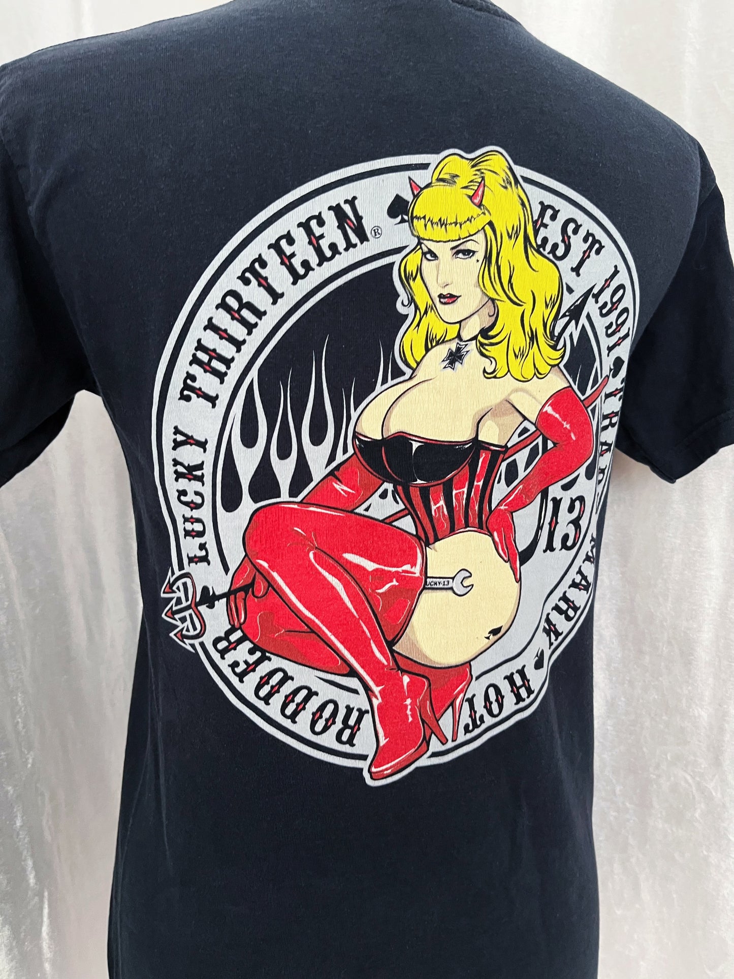 00’s Lucky 13 alt trade mark tee 😈