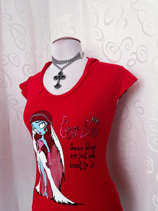 Corpse Bride printed hooded Tee πππ°π½ββοΈ