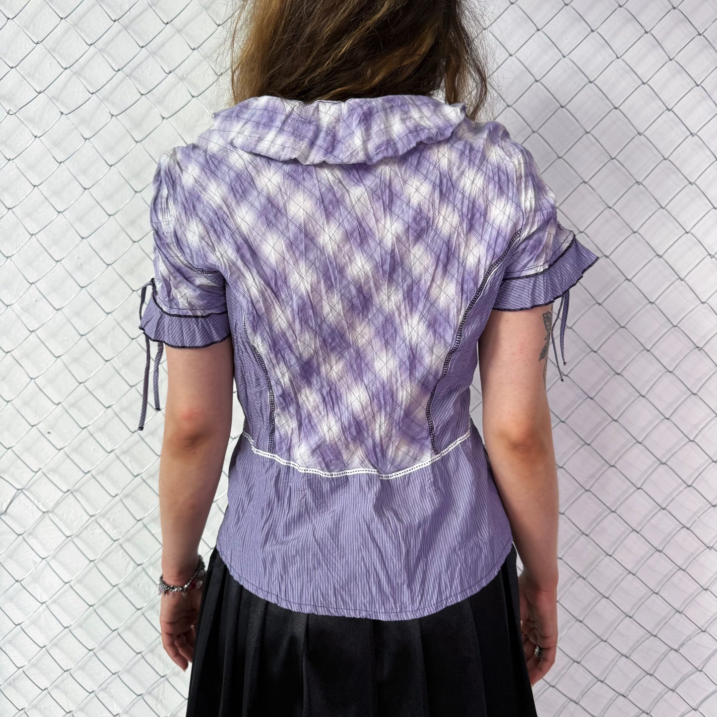Whimsy coquette purple shirt💜🌀