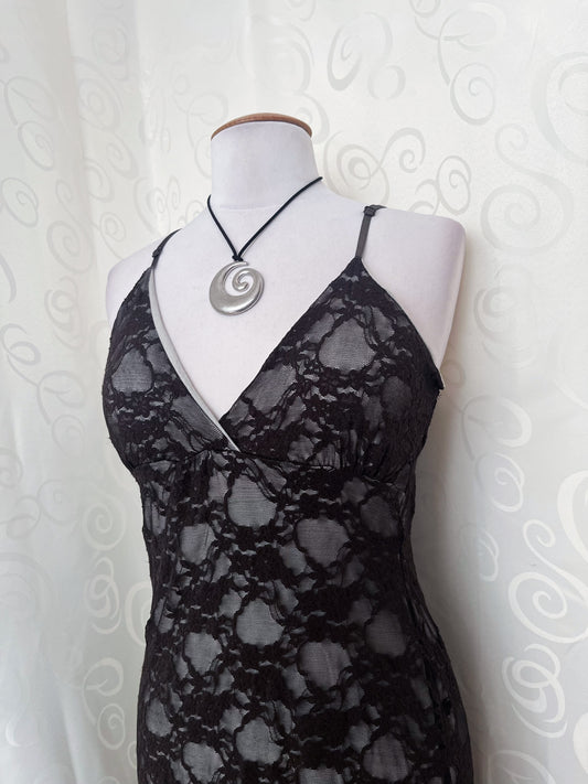00βs deadstock brown fairy lace dress π§πΎπ