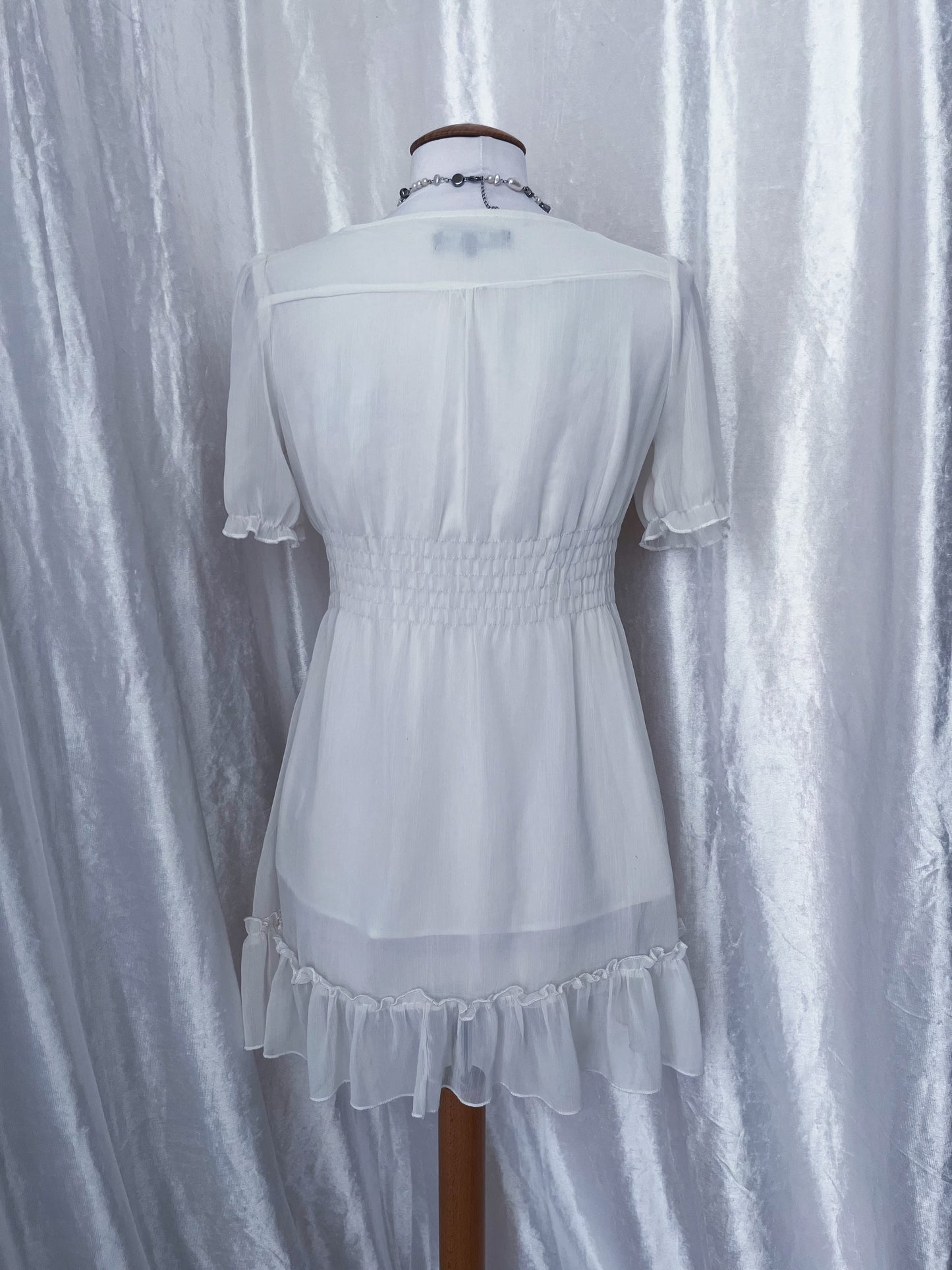 Dreamy coquette cotton & mesh dress 🎀