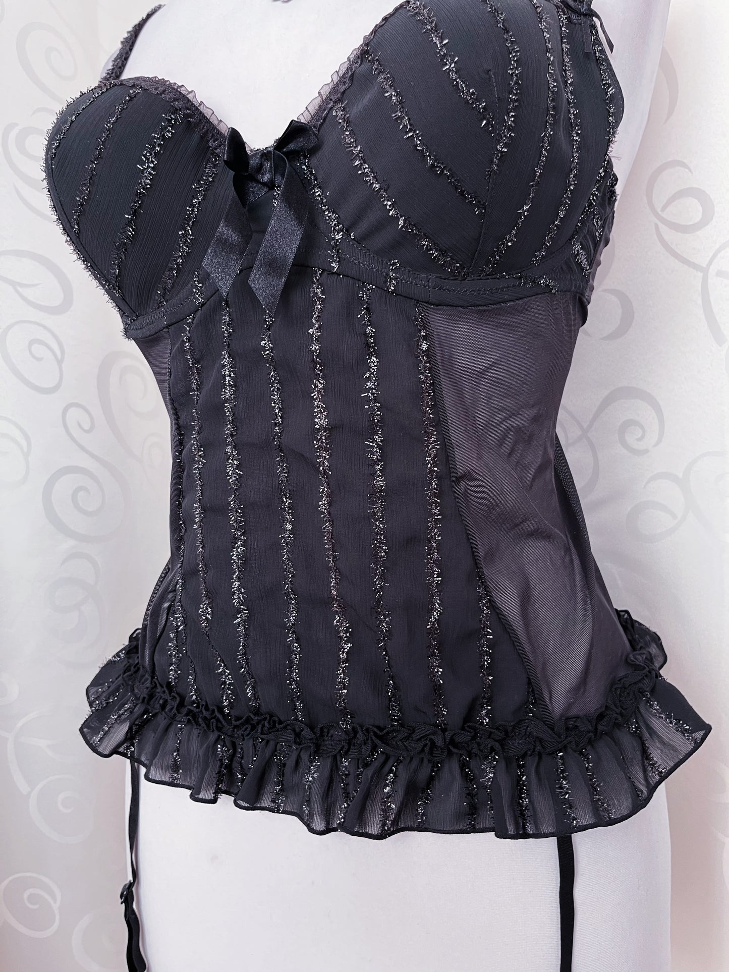 Whimsygoth mesh bustier top🕸️🕷️