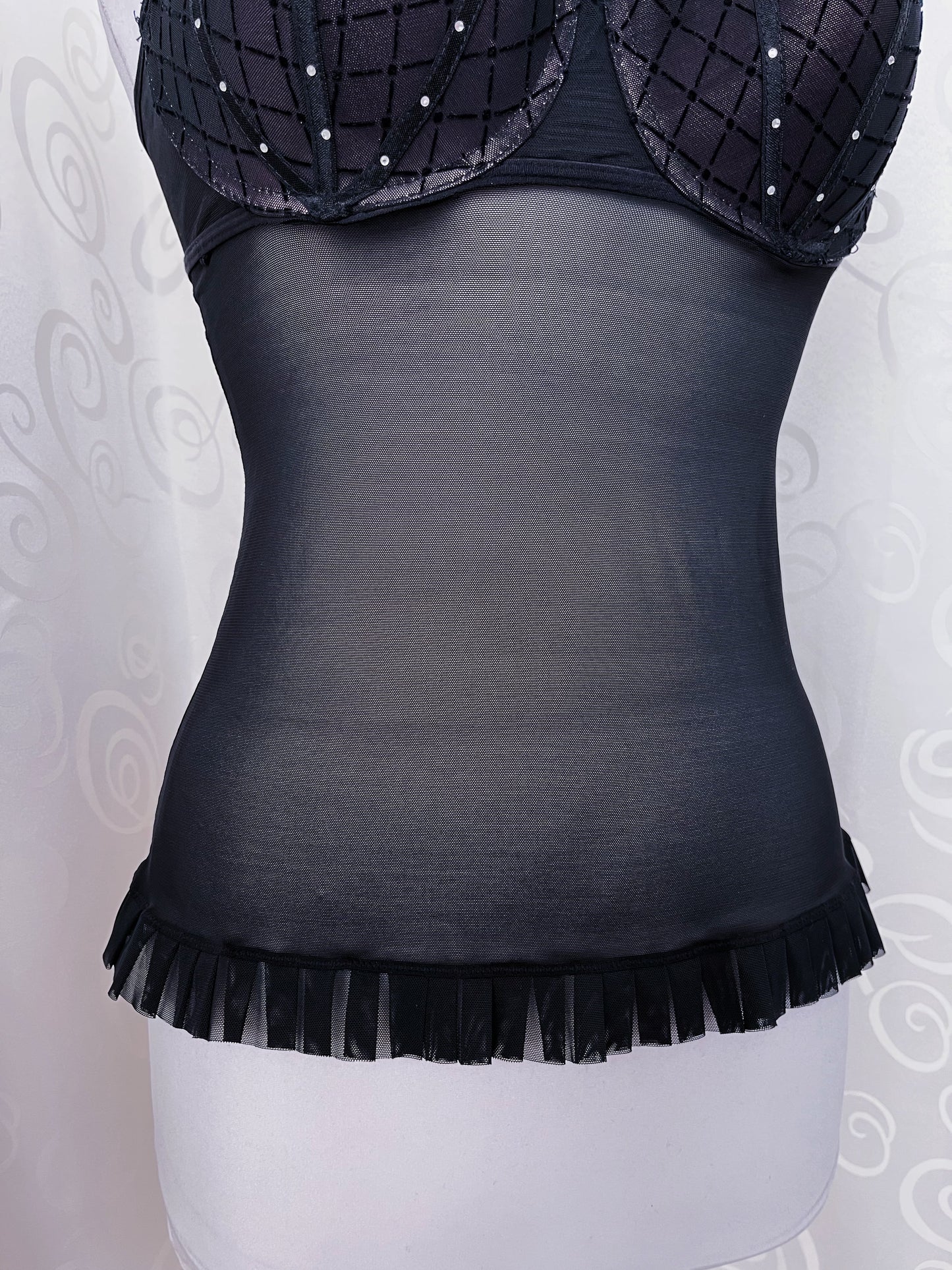 Whimsygoth mesh bustier top 🔮💜