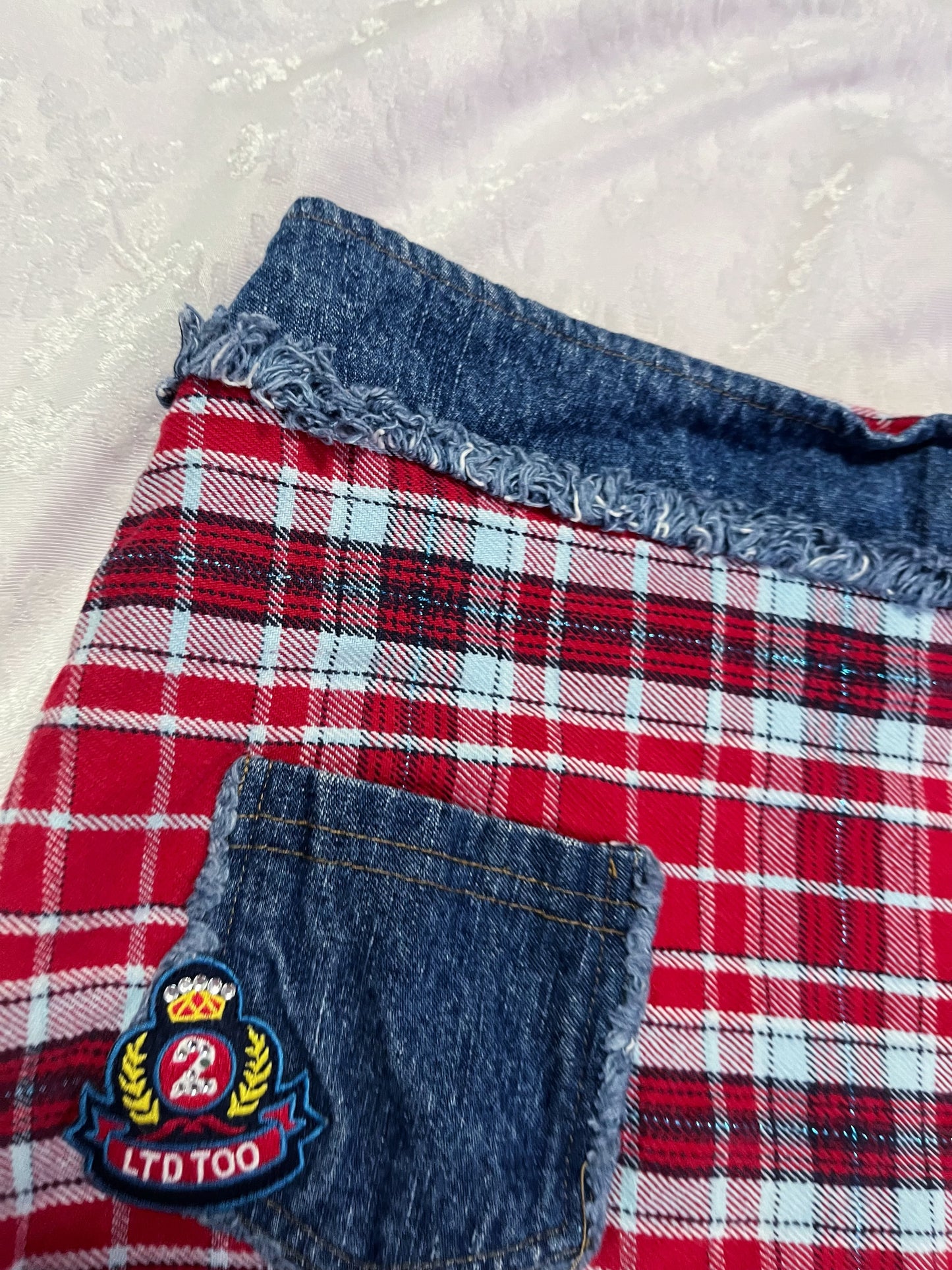 Iconic checked skorts