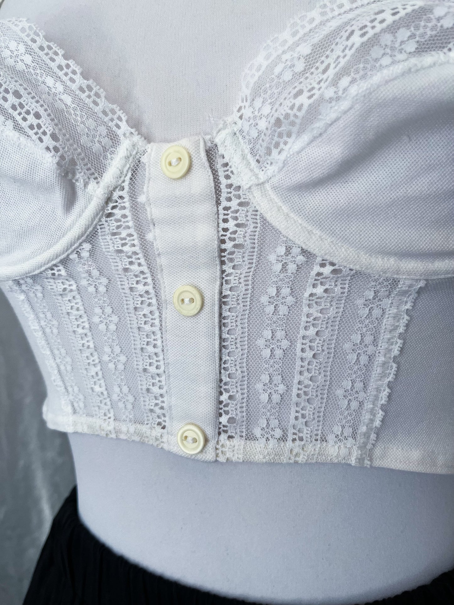 Sisley white corset top 🥧
