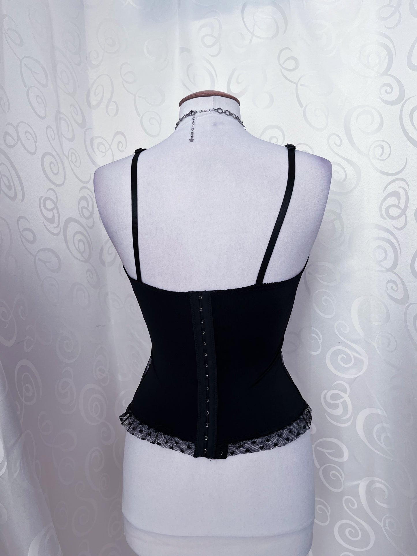 Whimsy coquette lacey hearts corset ππ