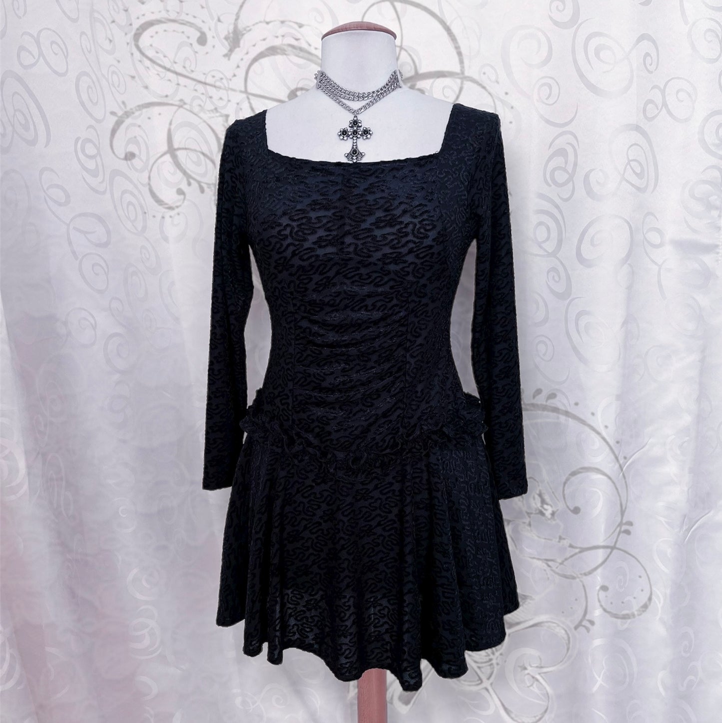 VINTAGE whimsygoth velvet ballerina dress 🦇