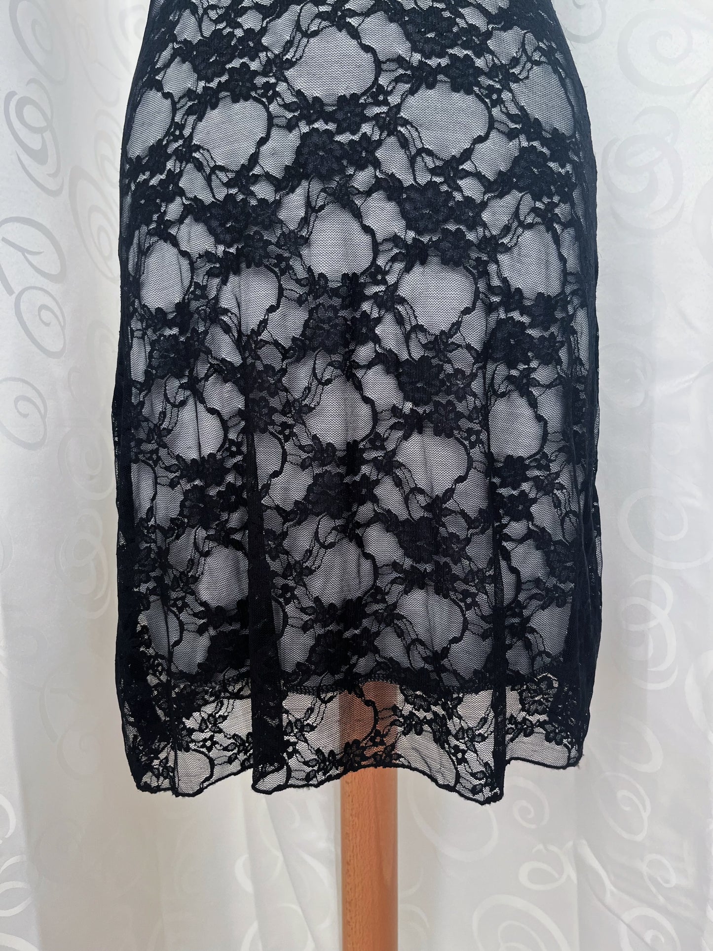 00’s deadstock dark fairy lace dress 🌀🦇