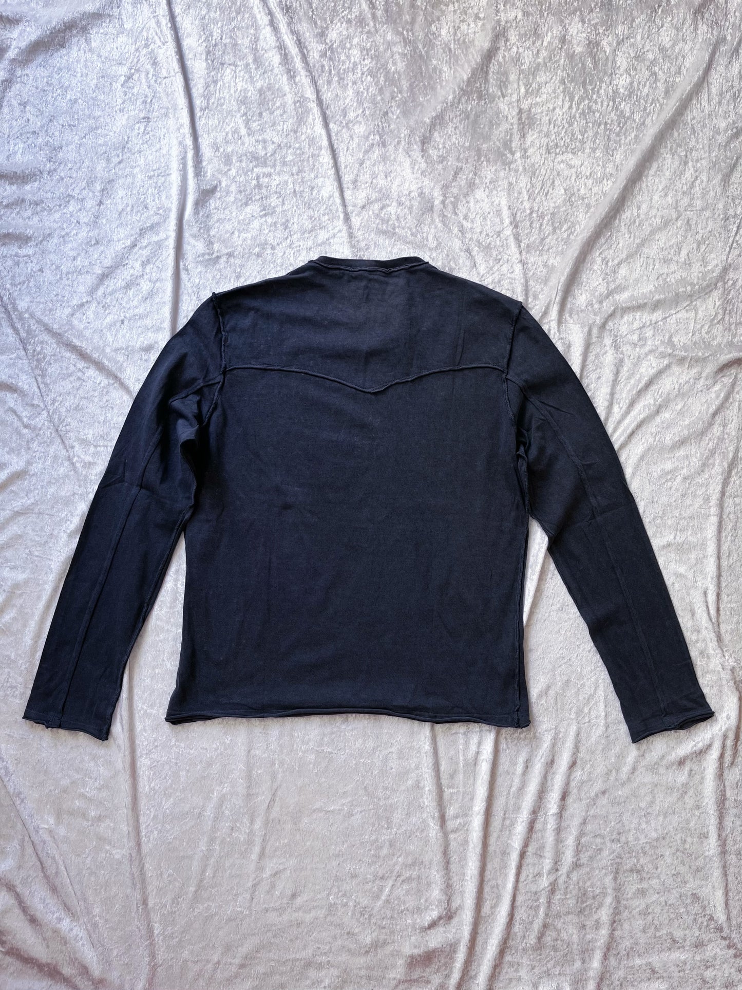 00’s Men’s cotton Alternative cross & skull longsleeve top 💀