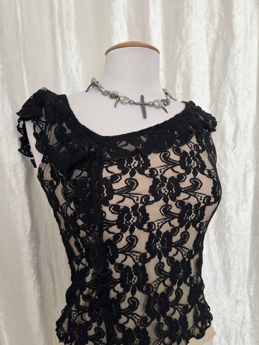 Dark fairy lace top π§π»