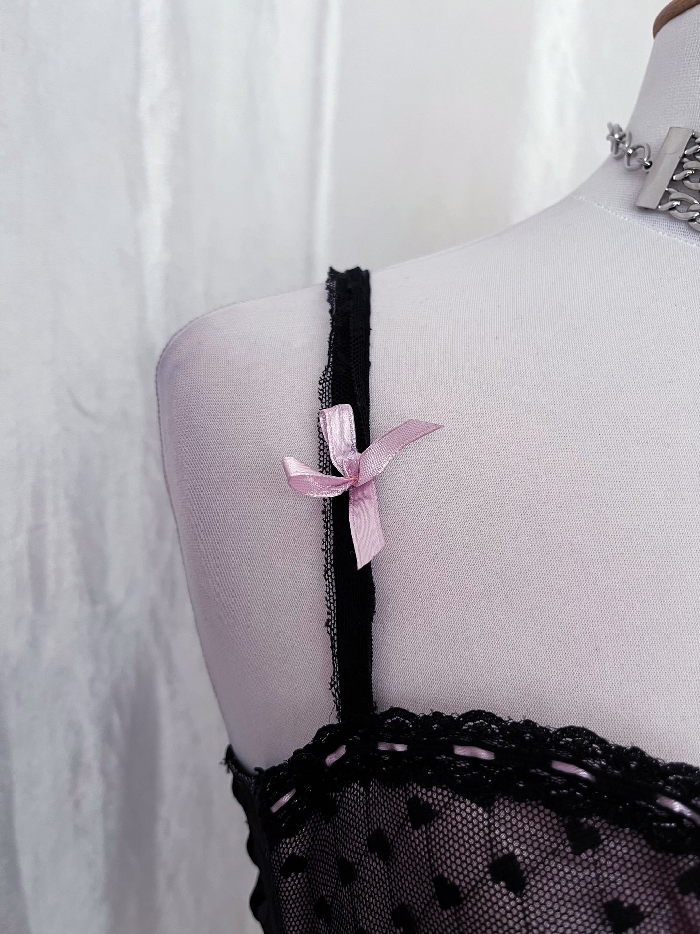 Cutest lilac corset top with lace heart detail ππ