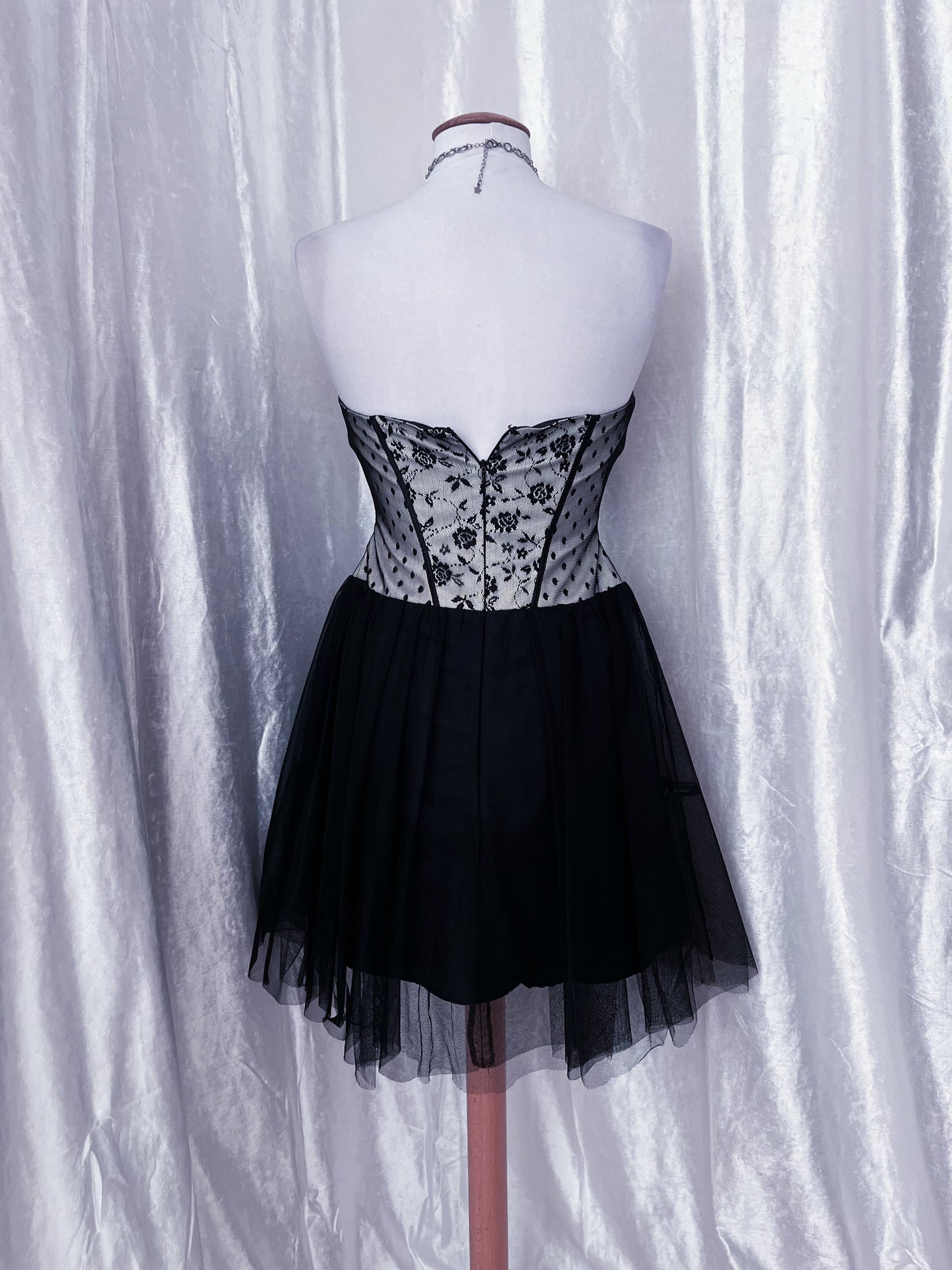 Gothic ballerina corset tulle dress 🌑🦇
