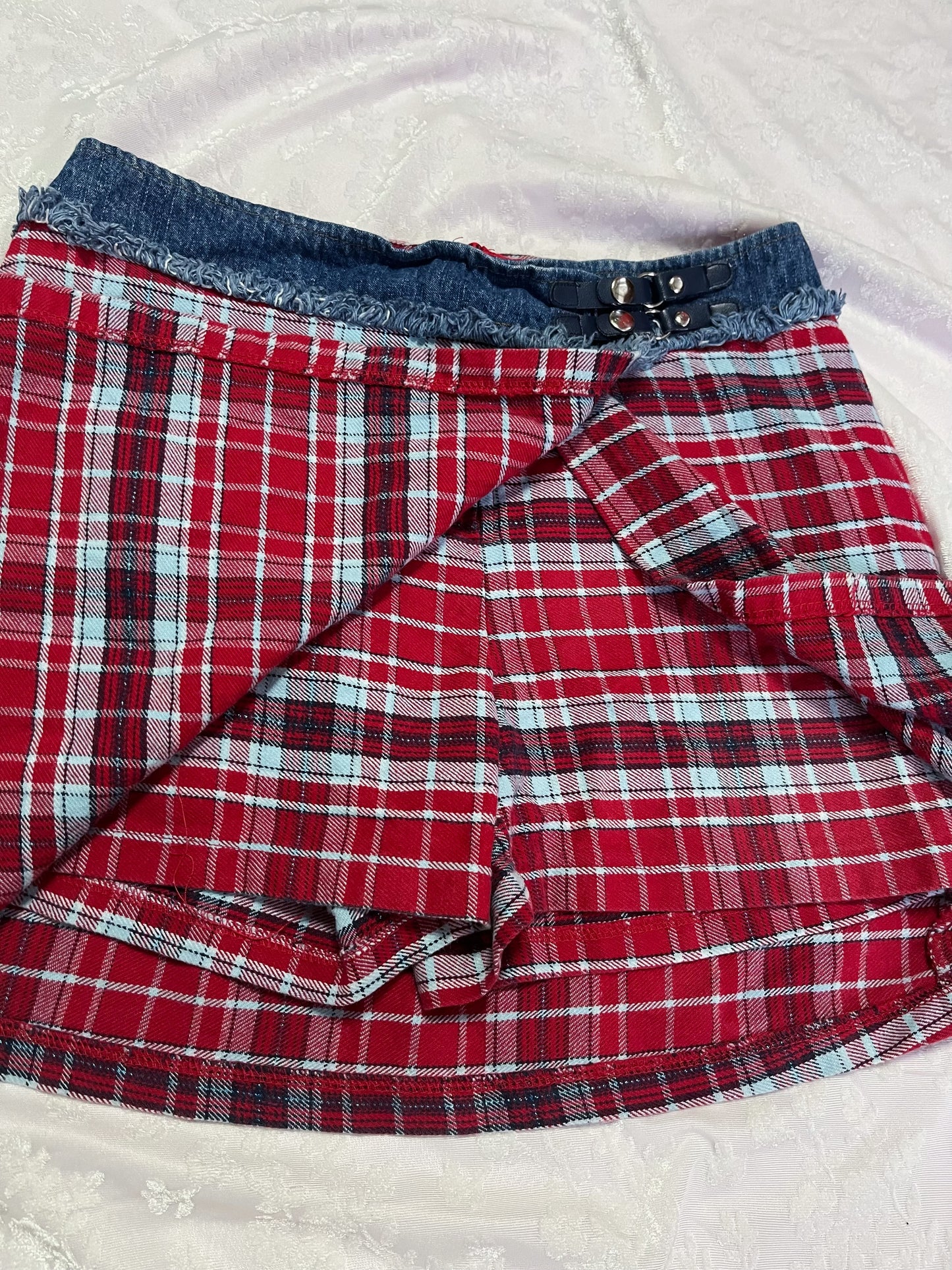 Iconic checked skorts