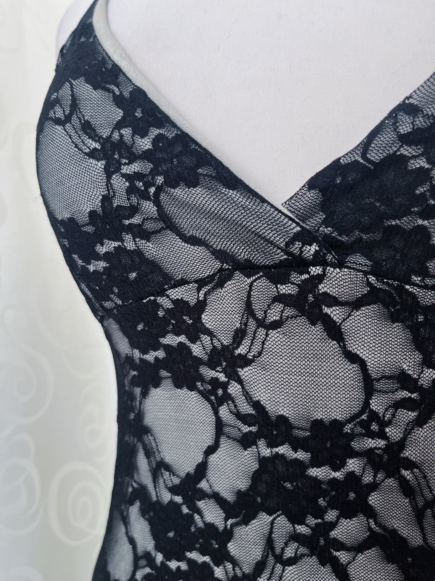 00’s deadstock dark fairy lace dress 🌀🦇