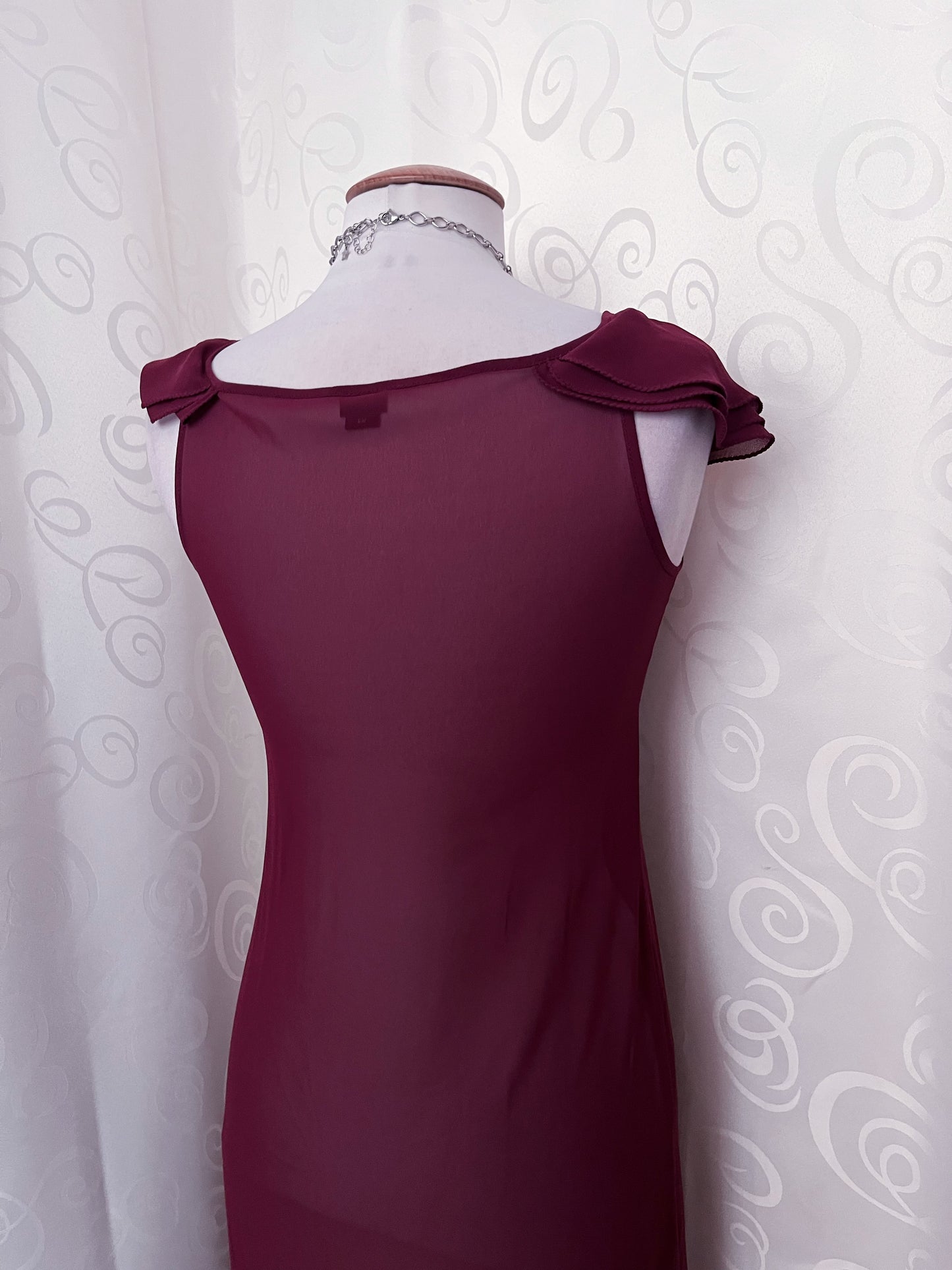 Whimsygoth Espirit mesh, burgundy nightgown π·