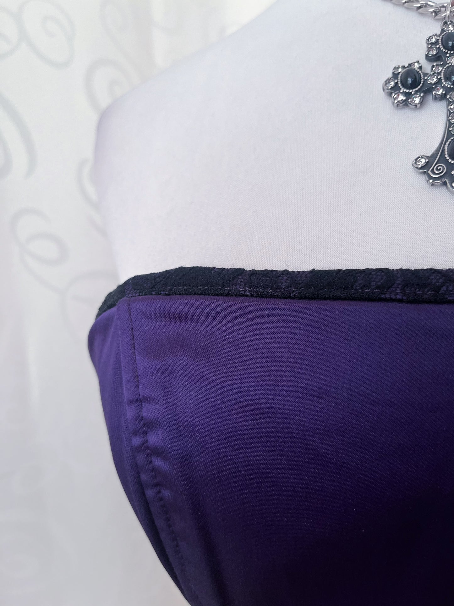 00βs whimsy deadstock purple corset ππ