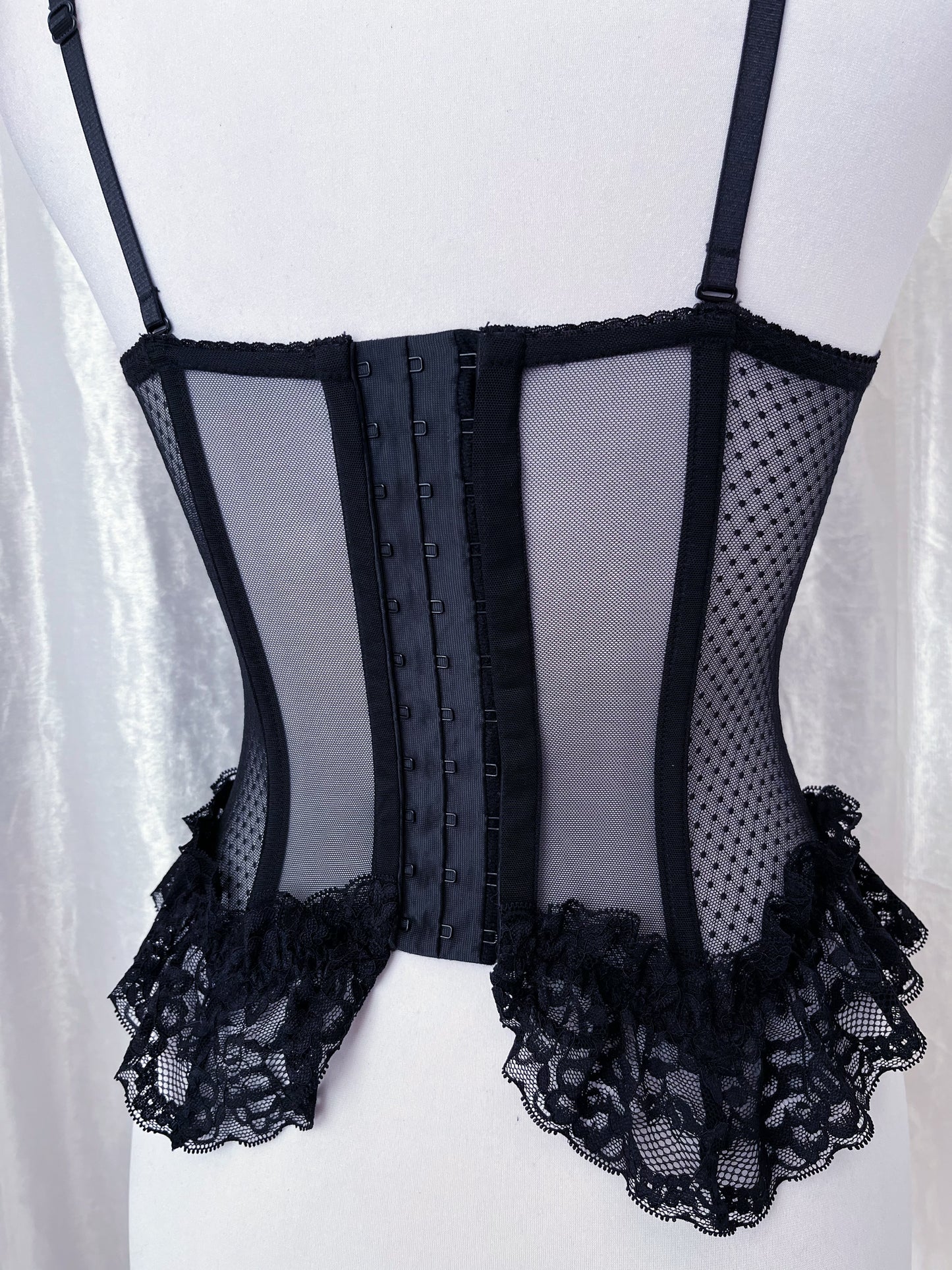 Gothic lace corset top 🖤🌑