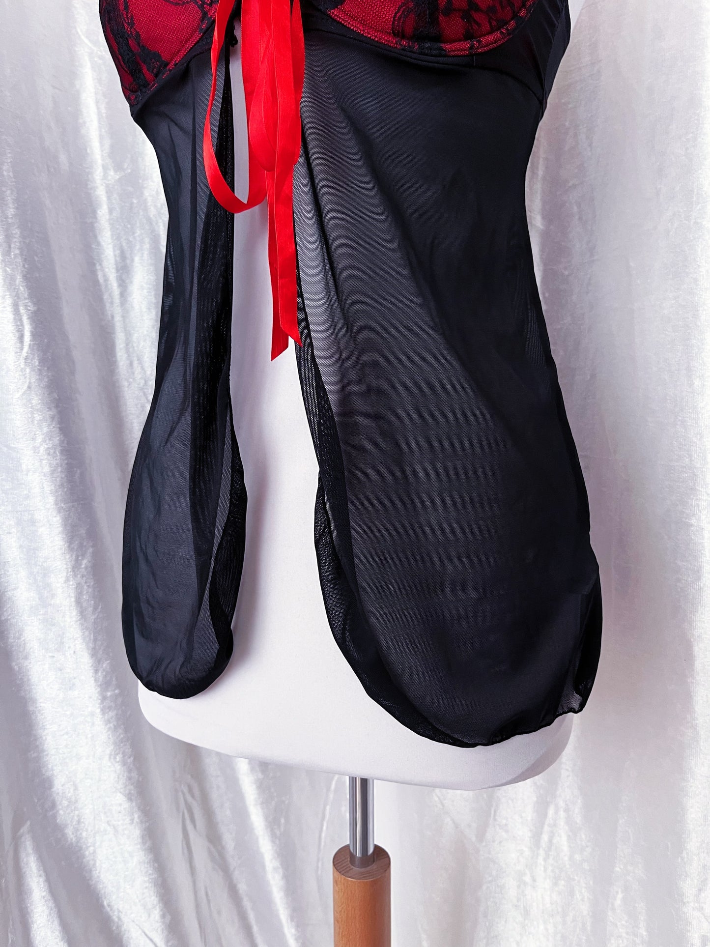 Vampire mesh babydoll top 🩸