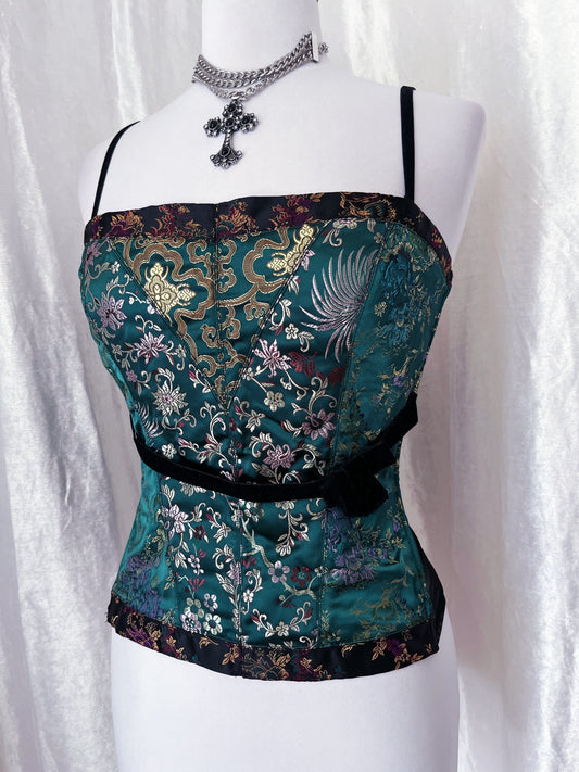 H&M asian style corset top ๐