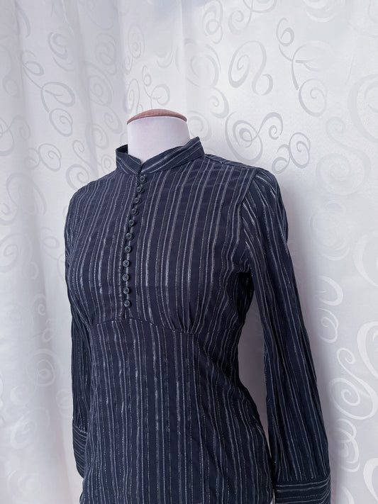 Gothic Jack Skellington style striped shirt π€π