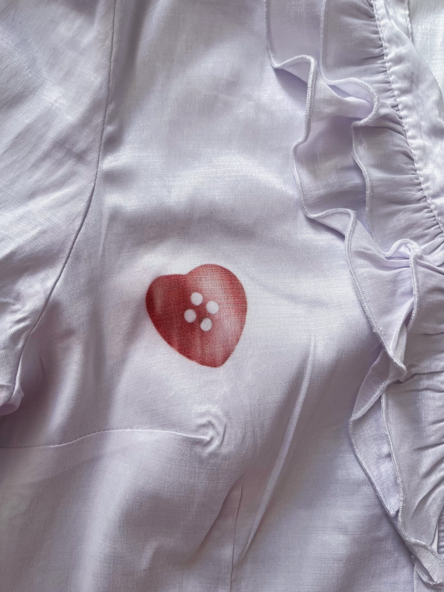 Ace of Hearts Reworked gothic ruffle shirt ♠️♦️