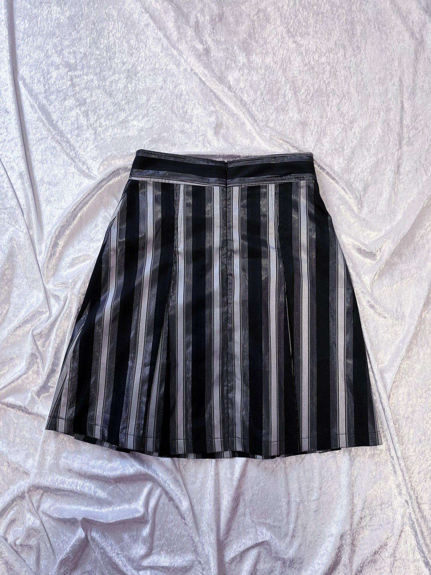Vintage gothic striped skirt