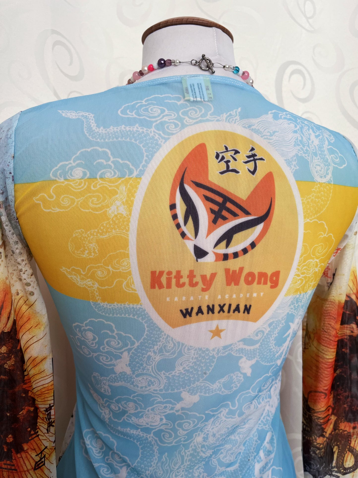 00βs PUSSY DELUXE rare dragon mesh sheer top ππποΈ